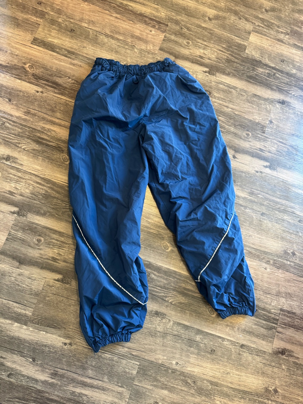 JWOD Skilcraft Blue Mesh Lined Nylon IPFU Air Force Jogger Pants Size Small/Long